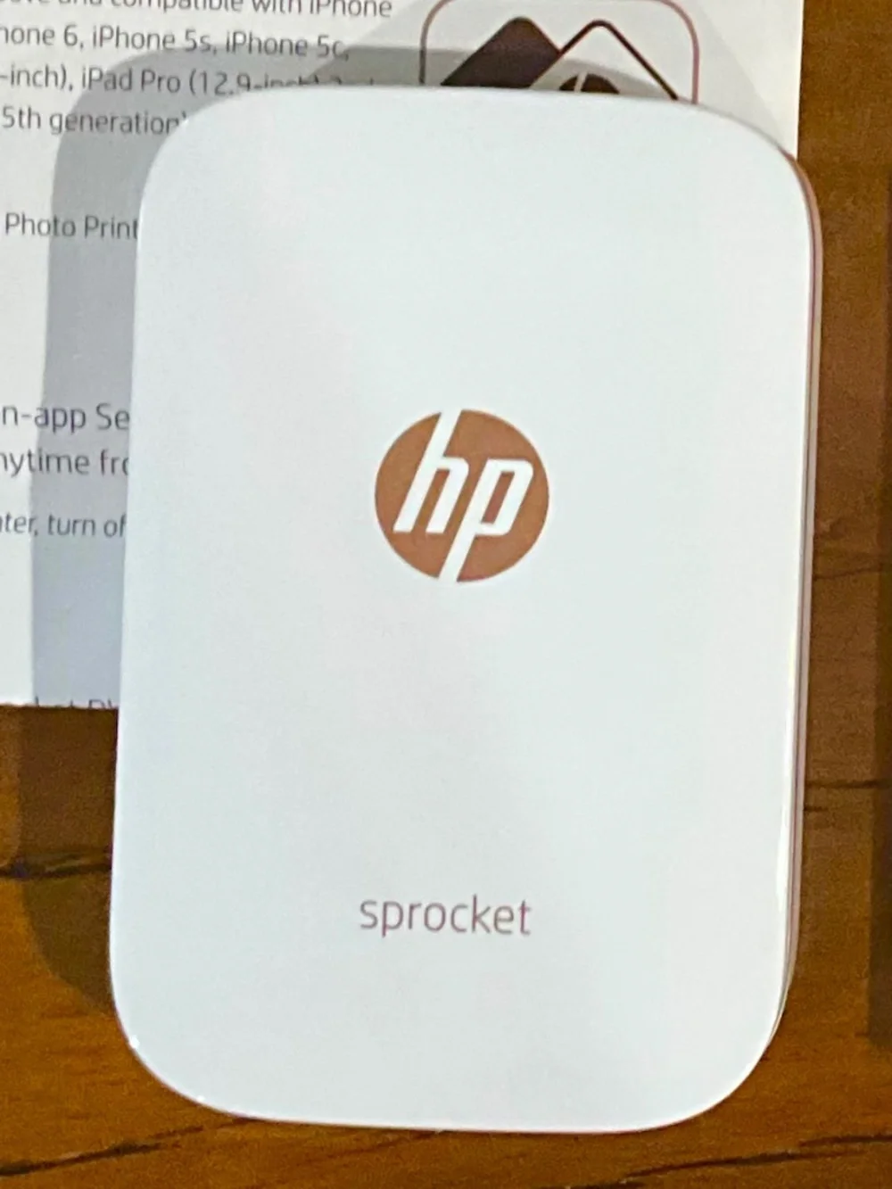 HP Sprocket Printer, Prints 2x3” photos on demand - Picture 2 of 4